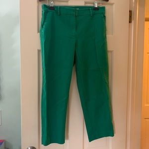 Loft emerald green pants 8